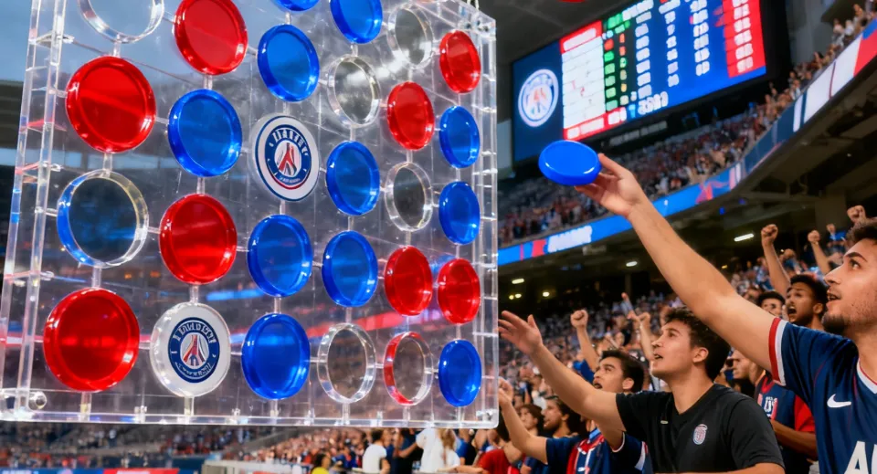 Acrylic connect 4 game